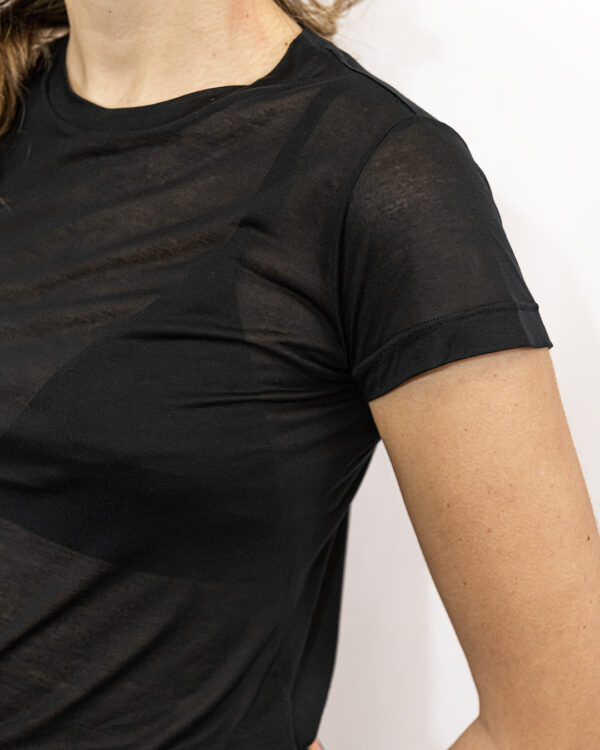 T Shirt Modal Nero | DIEGO ZORODDU