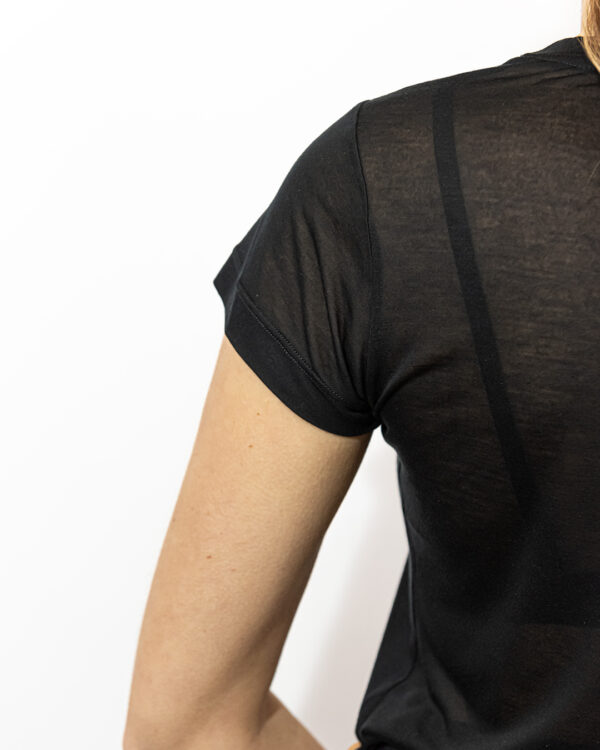 T Shirt Modal Nero | DIEGO ZORODDU