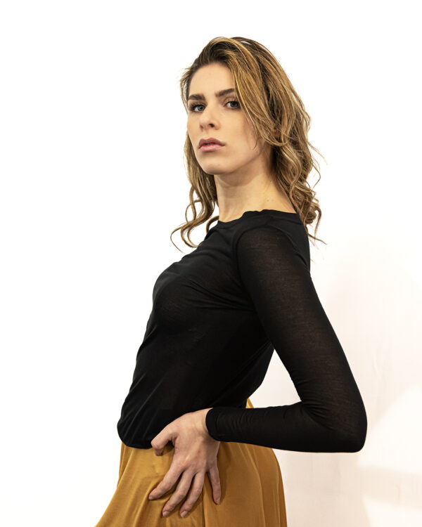 Maglia Modal Nero | DIEGO ZORODDU
