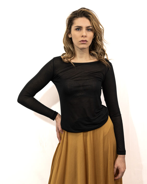 Maglia Modal Nero | DIEGO ZORODDU