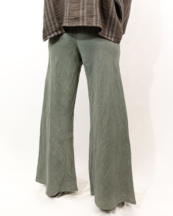 Pantaloni Lino Eucalipto | DIEGO ZORODDU