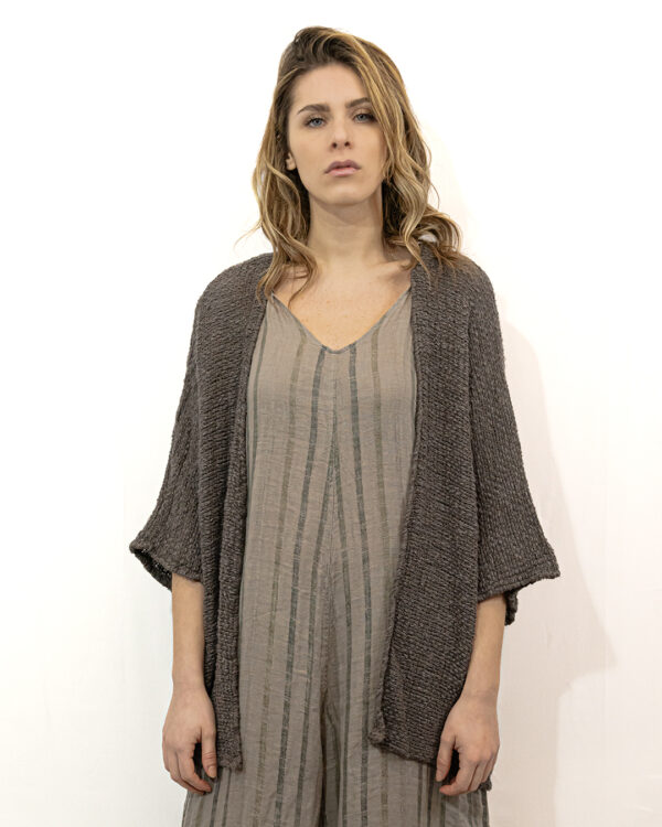 Cardigan Aperto Fondente | DIEGO ZORODDUCardigan Aperto Fondente | DIEGO ZORODDU