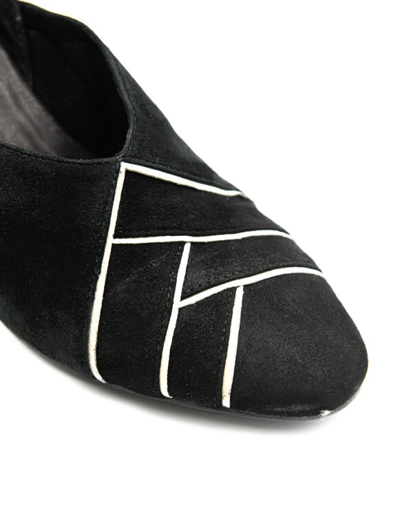 Scarpa Nera Avorio | DIEGO ZORODDU