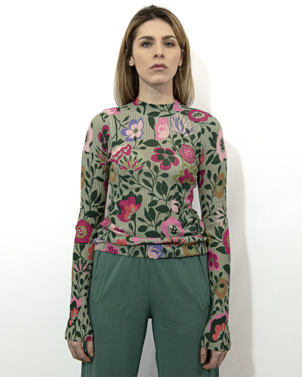 Maglia Petalo Verde | DIEGO ZORODDU
