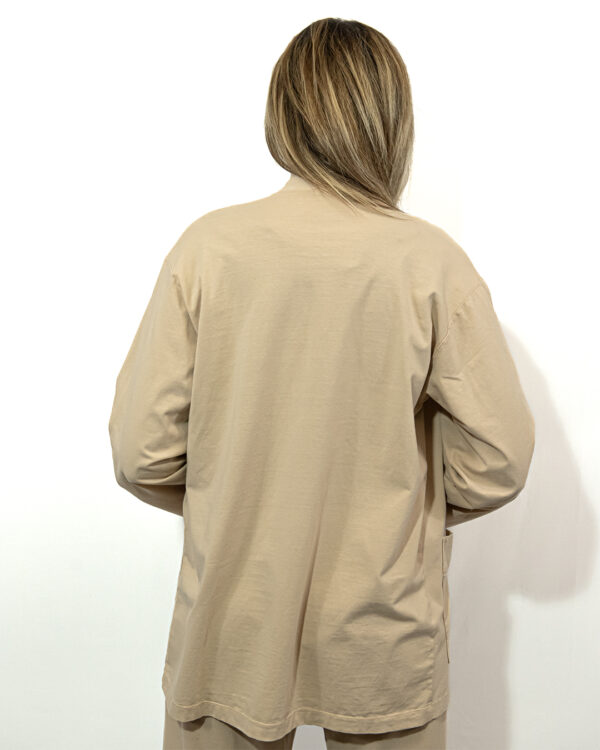 Maxi Cardigan Nude | DIEGO ZORODDU