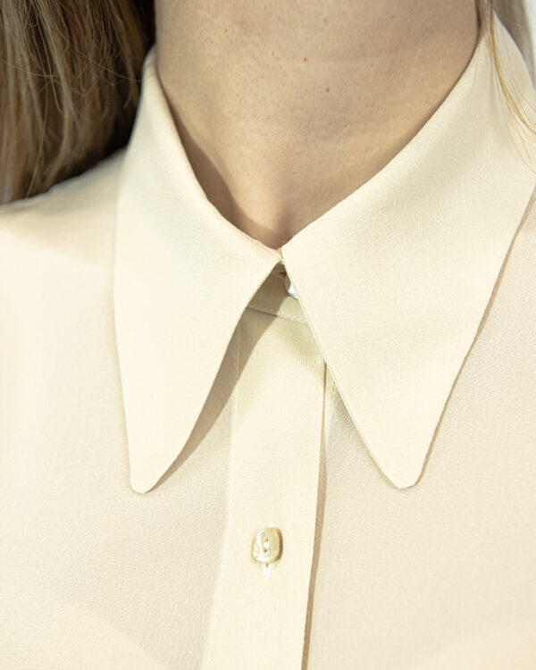 Camicia Seta Avorio | DIEGO ZORODDU