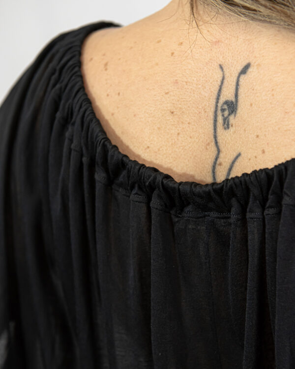 Blusa Tubolari Nera | DIEGO ZORODDU