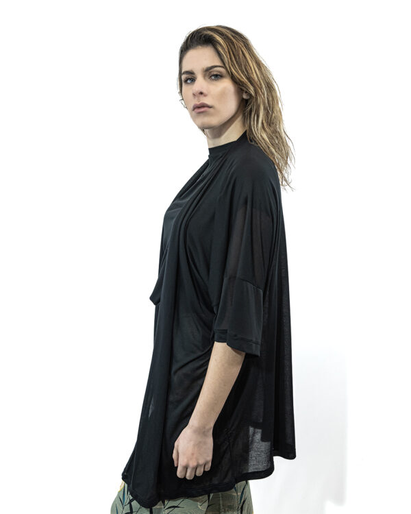Kimono Modal Nero | DIEGO ZORODDU
