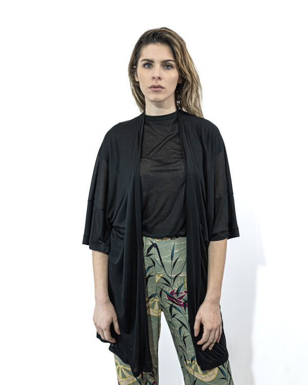 Kimono Modal Nero | DIEGO ZORODDU