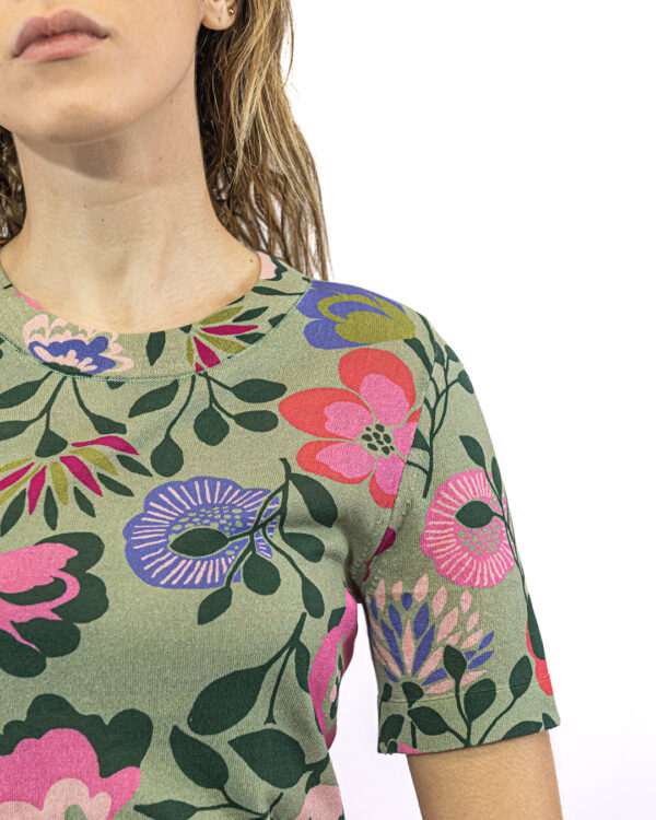 Maglia Floreale Menta | DIEGO ZORODDU