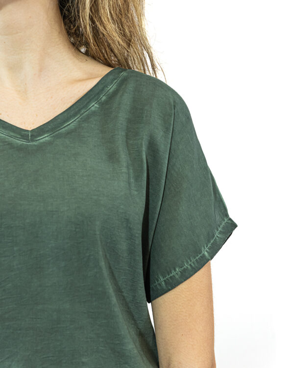 Blusa Verde Sabbiato | DIEGO ZORODDU