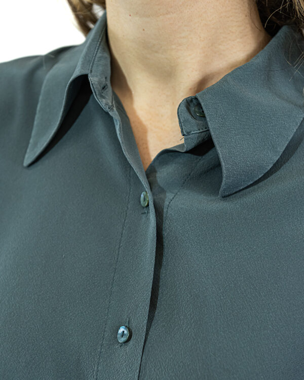 Camicia Seta Ottanio | DIEGO ZORODDU