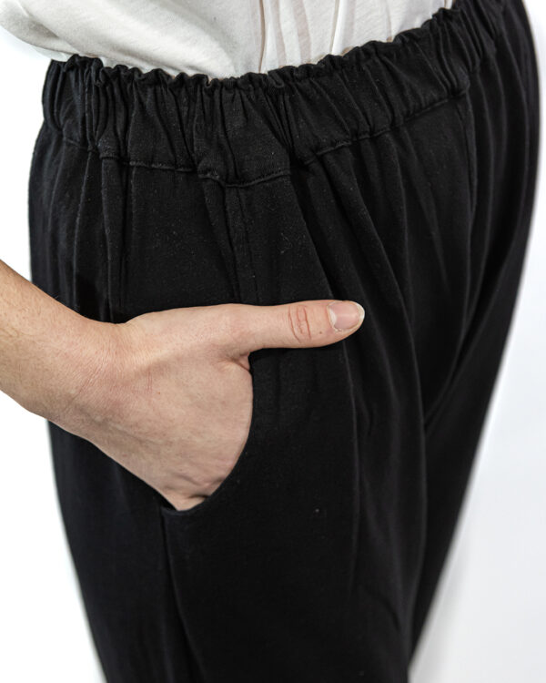 Pantalone Morbido Nero | DIEGO ZORODDU