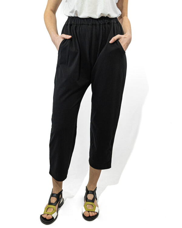 Pantalone Morbido Nero | DIEGO ZORODDU
