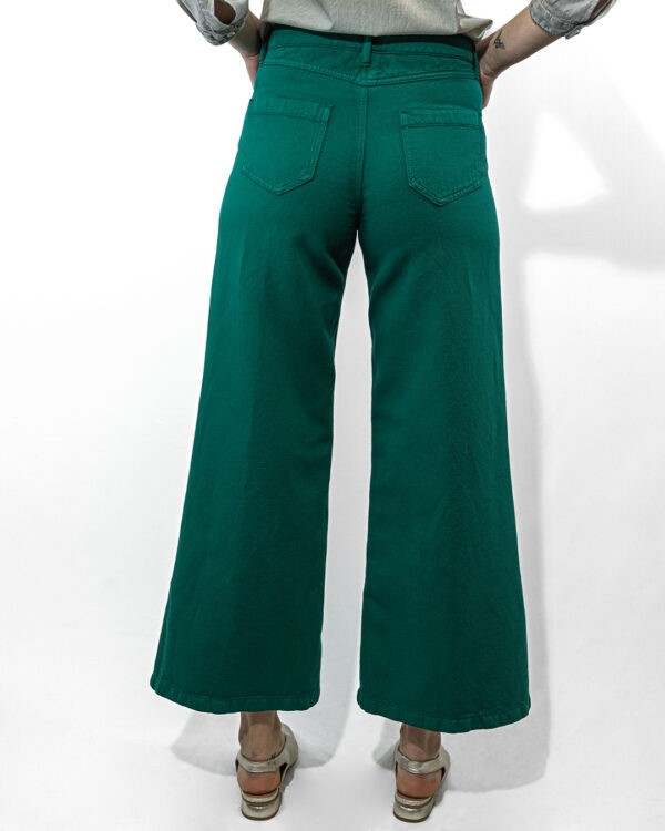 Pantaloni Gamba Dritta Smeraldo | DIEGO ZORODDU