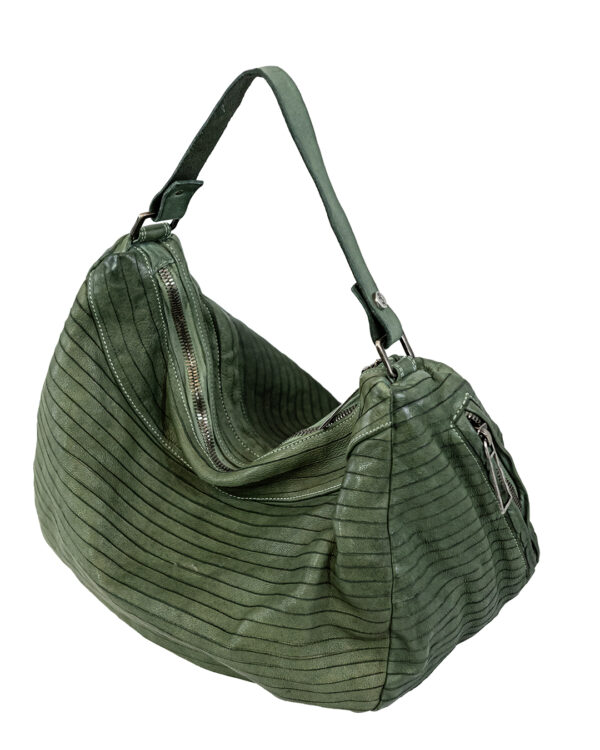 Borsa Intagliata Verde | DIEGO ZORODDU