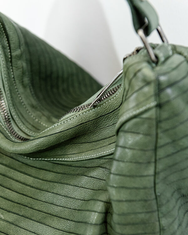Borsa Intagliata Verde | DIEGO ZORODDU