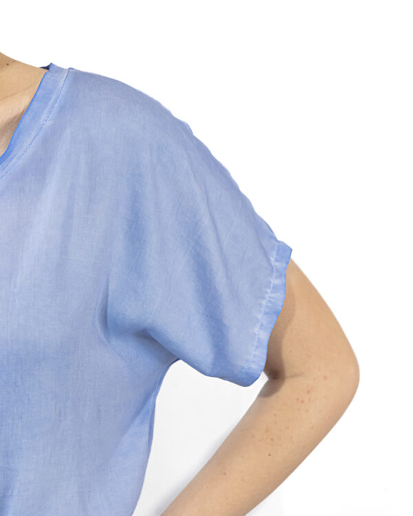 T Shirt Sfumata Azzurra | DIEGO ZORODDU