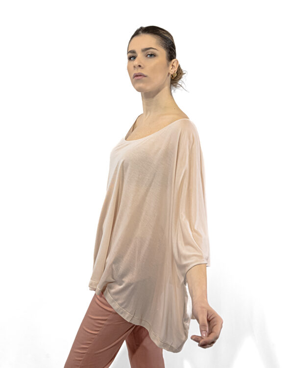 Maglia Poncho Cipria | DIEGO ZORODDU