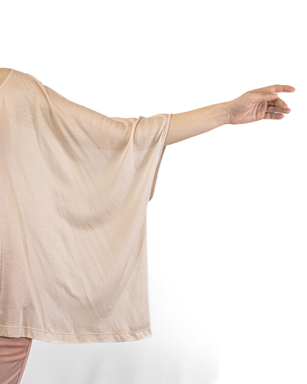 Maglia Poncho Cipria | DIEGO ZORODDU