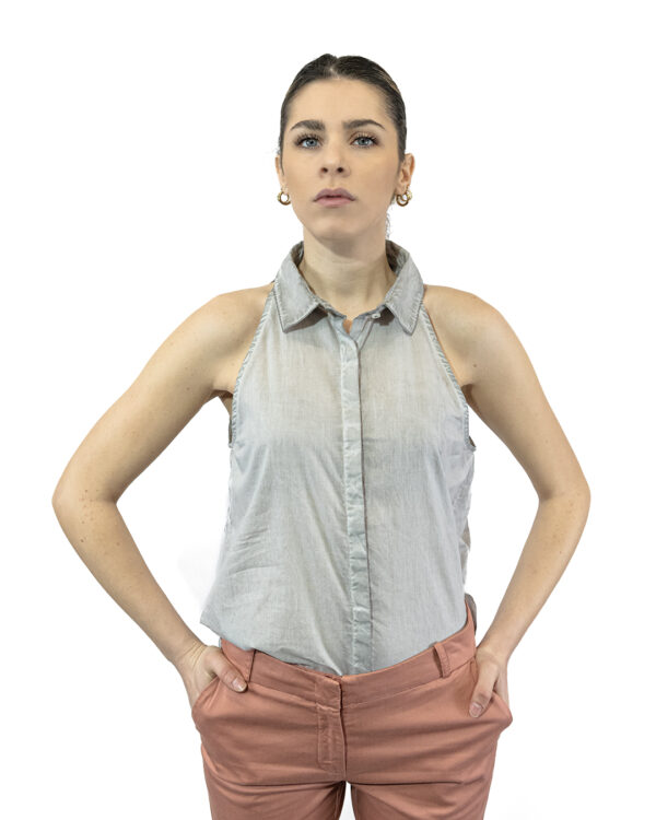 Camicia Smanicata Grigia | DIEGO ZORODDU