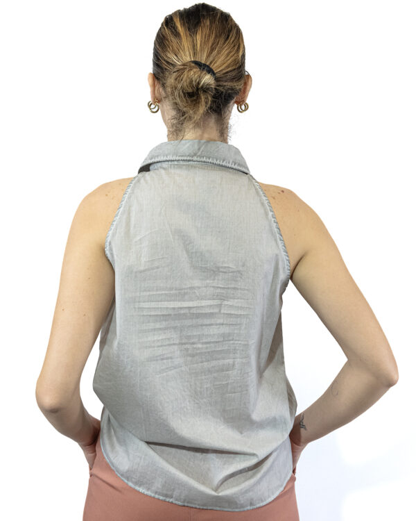 Camicia Smanicata Grigia | DIEGO ZORODDU