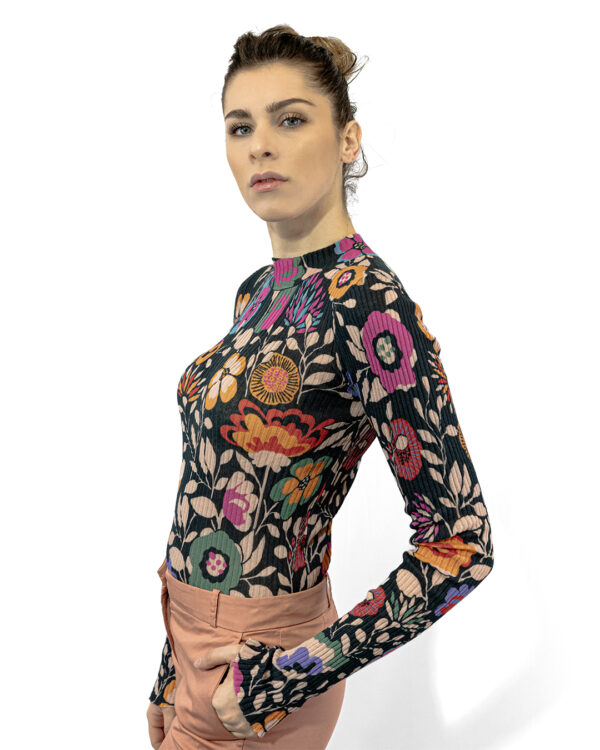 Maglia Petalo Nera | DIEGO ZORODDU