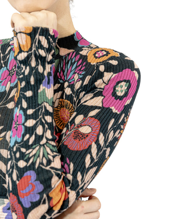 Maglia Petalo Nera | DIEGO ZORODDU