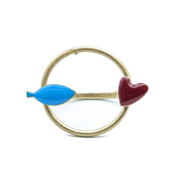 Anello Cuore Rosso | DIEGO ZORODDU