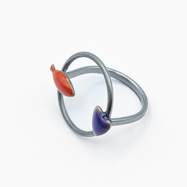 Anello Cuore Sardina | DIEGO ZORODDU