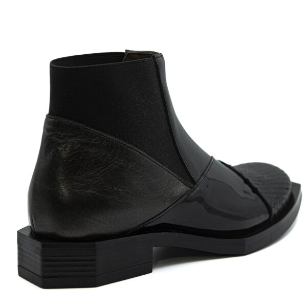 Stivaletto Patch Nero | DIEGO ZORODDU