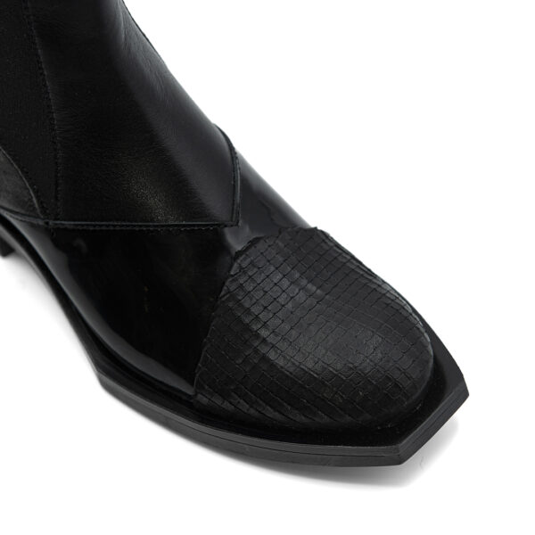 Stivaletto Patch Nero | DIEGO ZORODDU