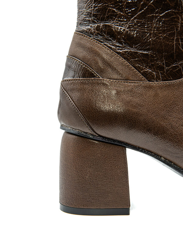 Stivaletto Patch Tabacco | DIEGO ZORODDU