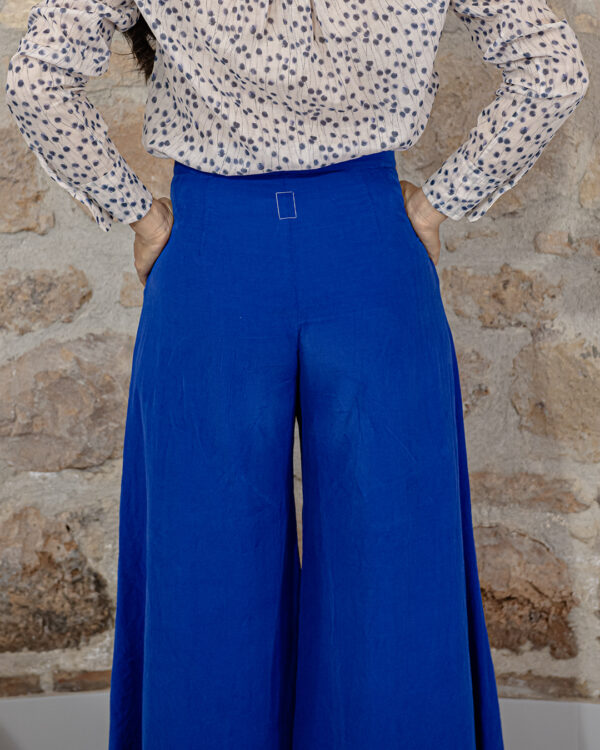 Pantaloni Isa blu | DIEGO ZORODDU