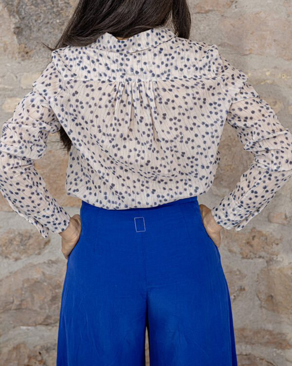 Camicia Soffioni blu | DIEGO ZORODDU