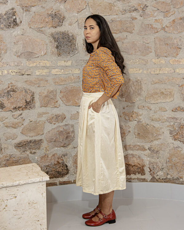 Camicia Soffioni Senape | DIEGO ZORODDU