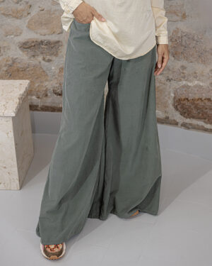Pantaloni Isa Verde | DIEGO ZORODDU
