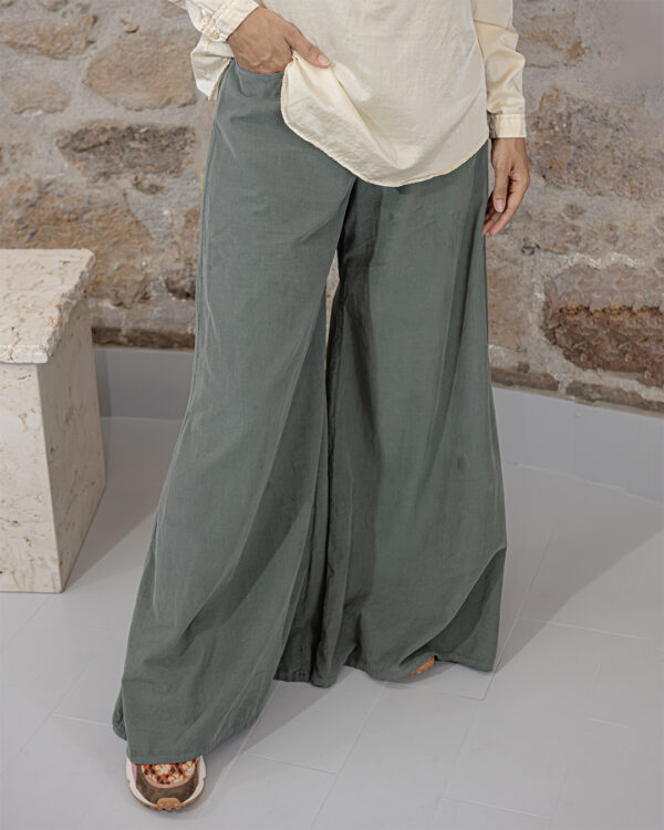 Pantaloni Isa Verde | DIEGO ZORODDU
