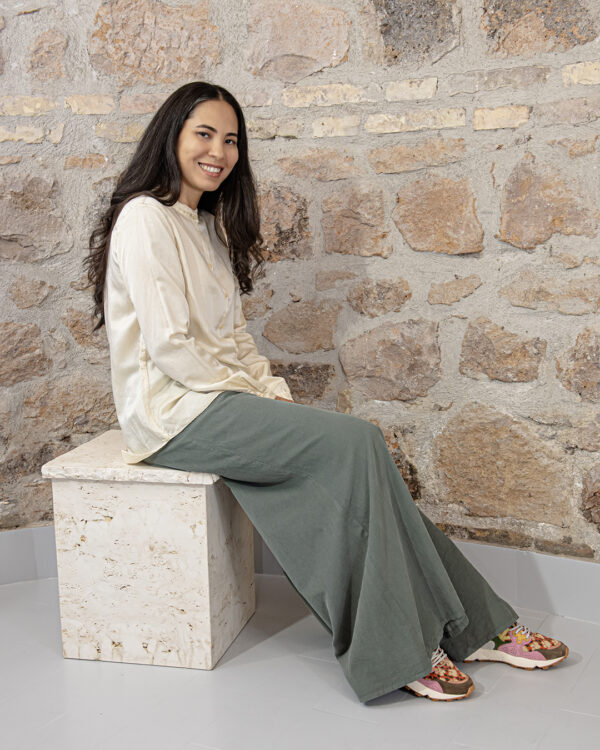 Pantaloni Isa Verde | DIEGO ZORODDU