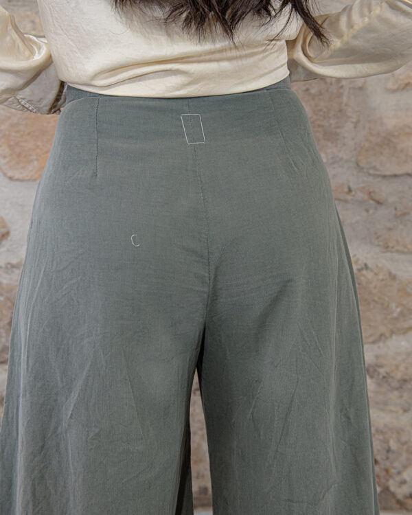 Pantaloni Isa Verde | DIEGO ZORODDU