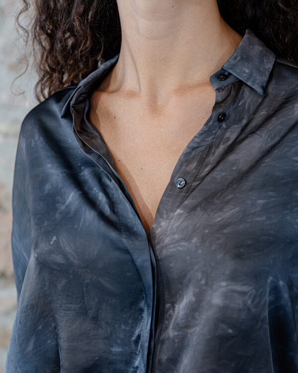 Camicia Flora Fumo | DIEGO ZORODDU