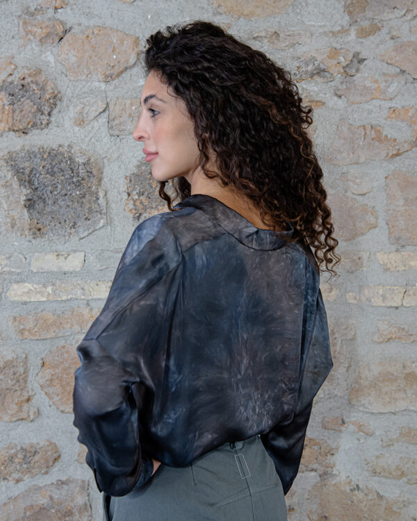 Camicia Flora Fumo | DIEGO ZORODDU