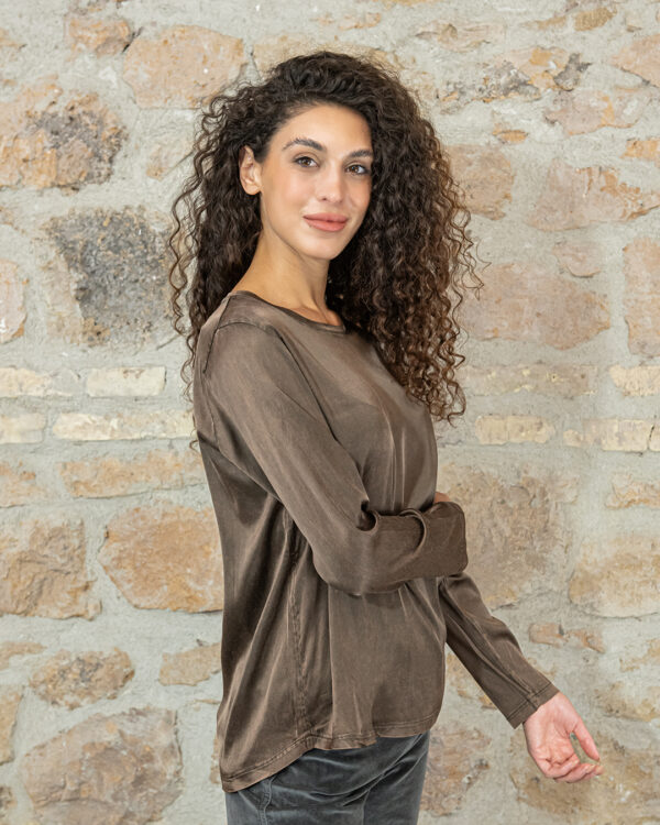 Blusa Cortina Cioccolato | DIEGO ZORODDU