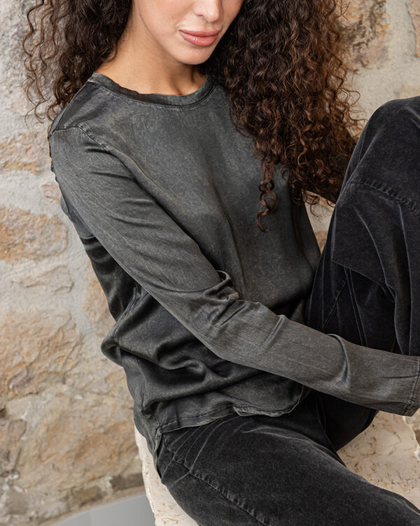Blusa Cortina Antracite | DIEGO ZORODDU
