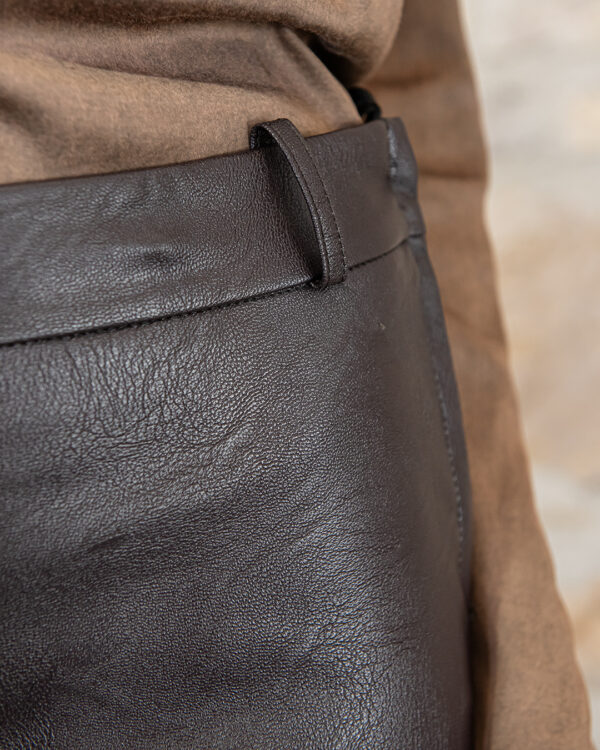 Pantalone Ecopelle Moro | DIEGO ZORODDU