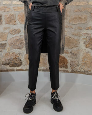 Pantalone Ecopelle Nero | DIEGO ZORODDU