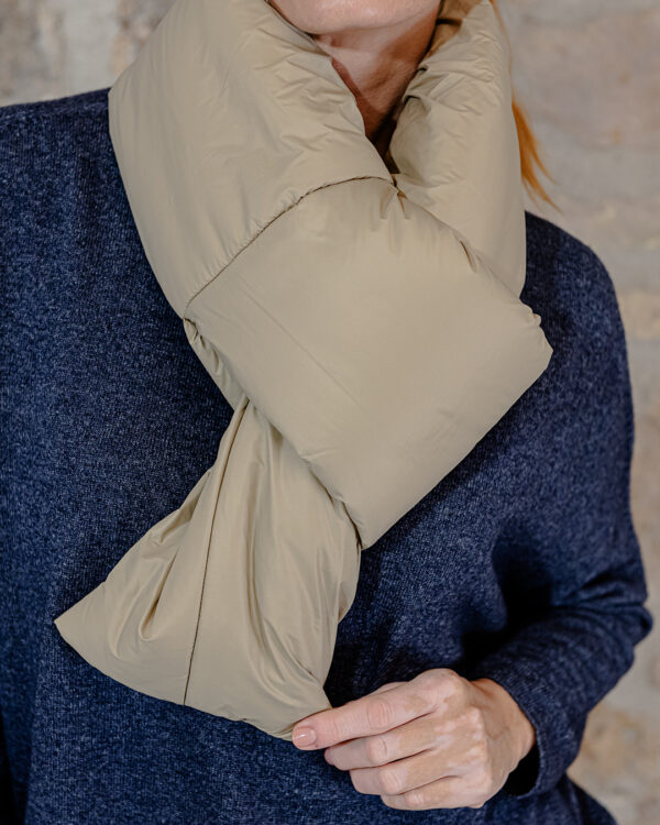 Sciarpa Tubolare Beige | DIEGO ZORODDU