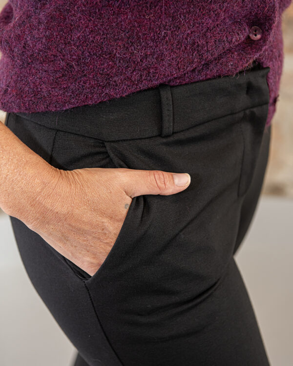 Pantalone Flora Nero | DIEGO ZORODDU