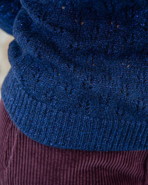 Maglione Tulipano Oltremare | DIEGO ZORODDU