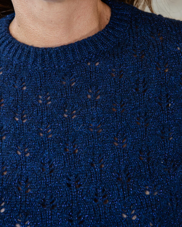 Maglione Tulipano Oltremare | DIEGO ZORODDU